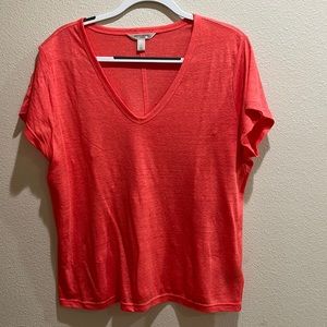 Banana Republic Linen size L Coral - like new!